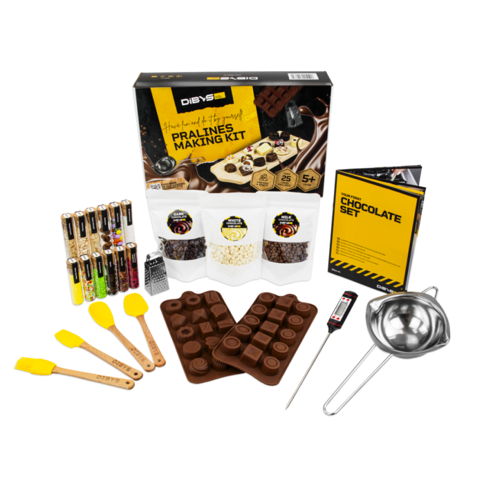 SET ZUM SELBERMACHEN VON PRALINEN FÜR KINDER UND ERWACHSENE